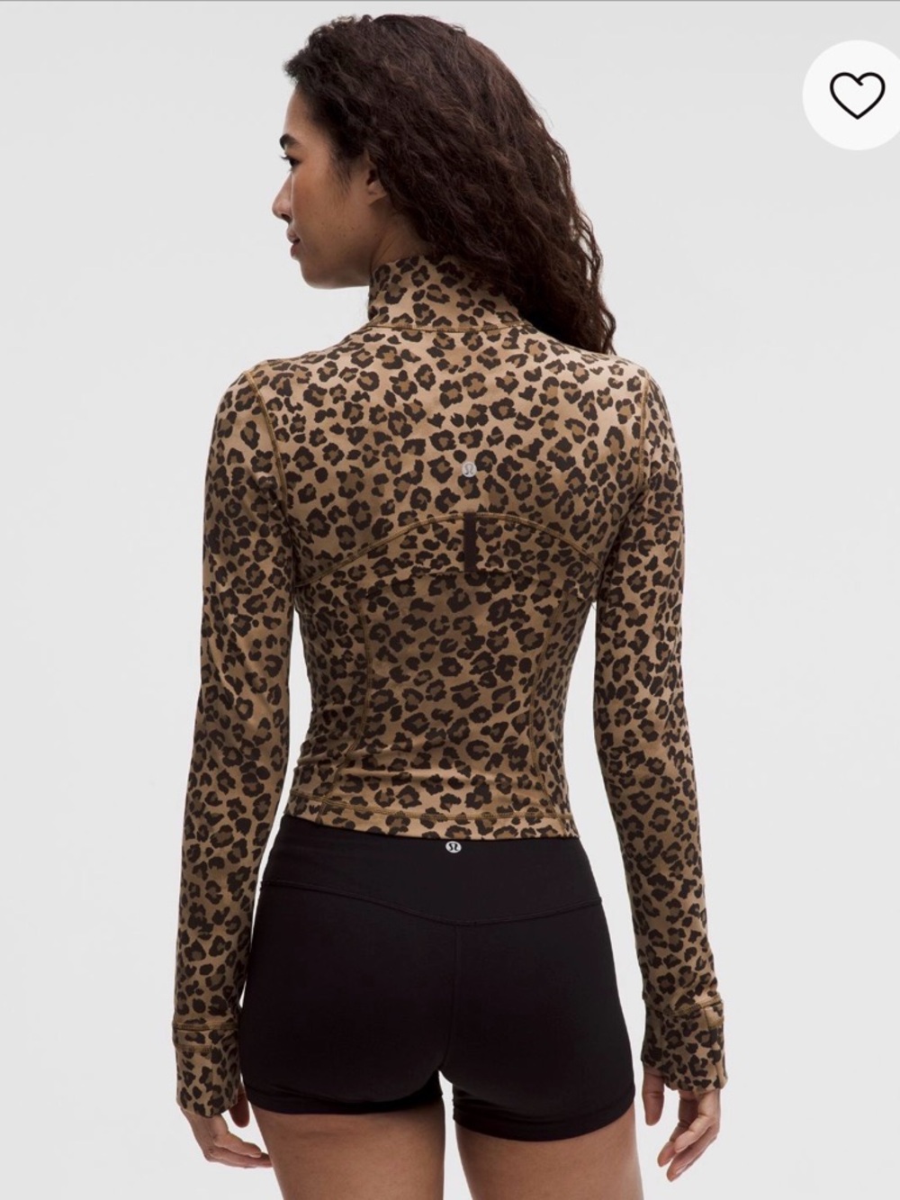 Lululemon Define Cropped Jacket Nulu 4 True Leopard Multi - Picture 2 of 6